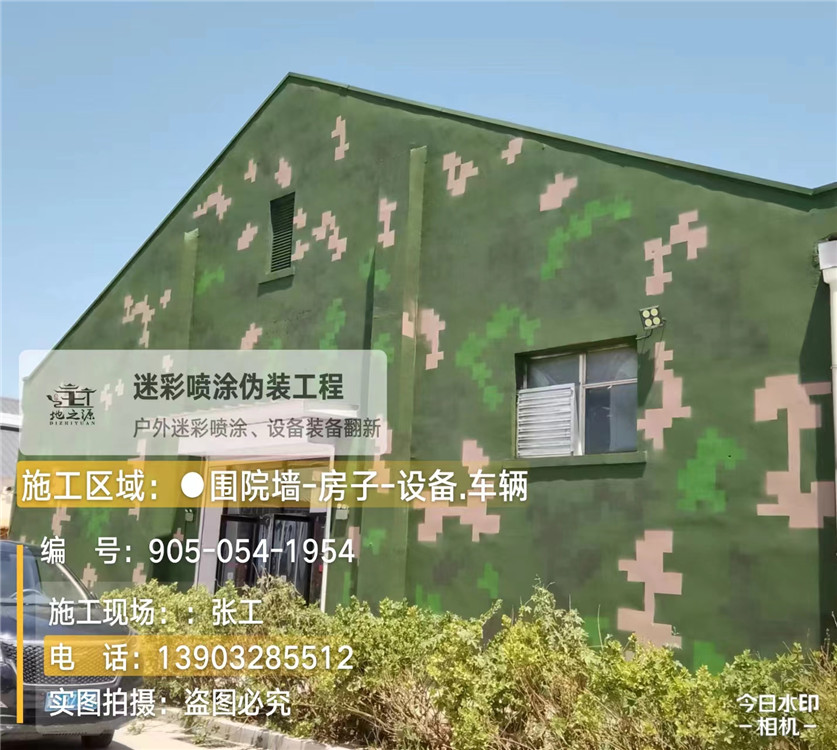 六盘水外墙数码迷彩漆施工报价清单（100㎡标准墙面测算）